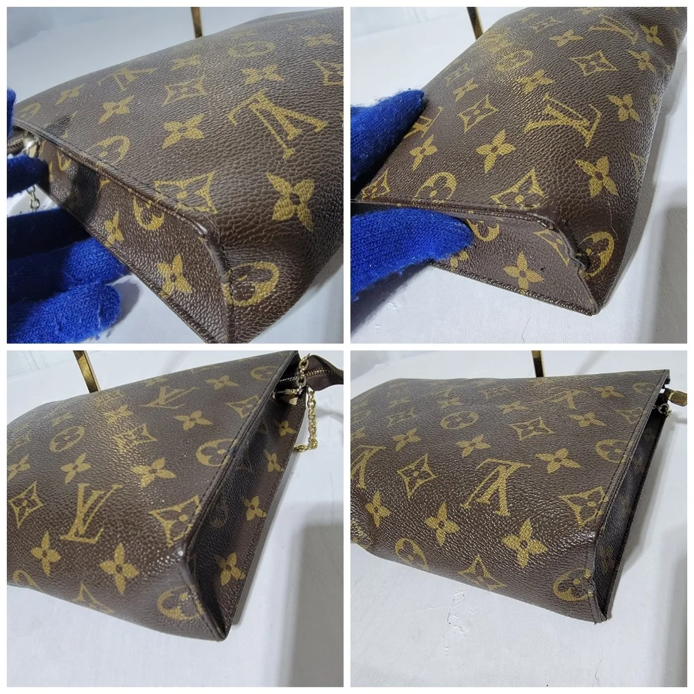 LOUIS VUITTON Monogram Toiletry Pouch 26 With Chain